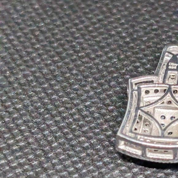 Blue and silver real diamond paint 1 and 1/2 carats - Picture 6 of 13